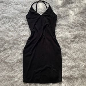 Black Body Con Dress